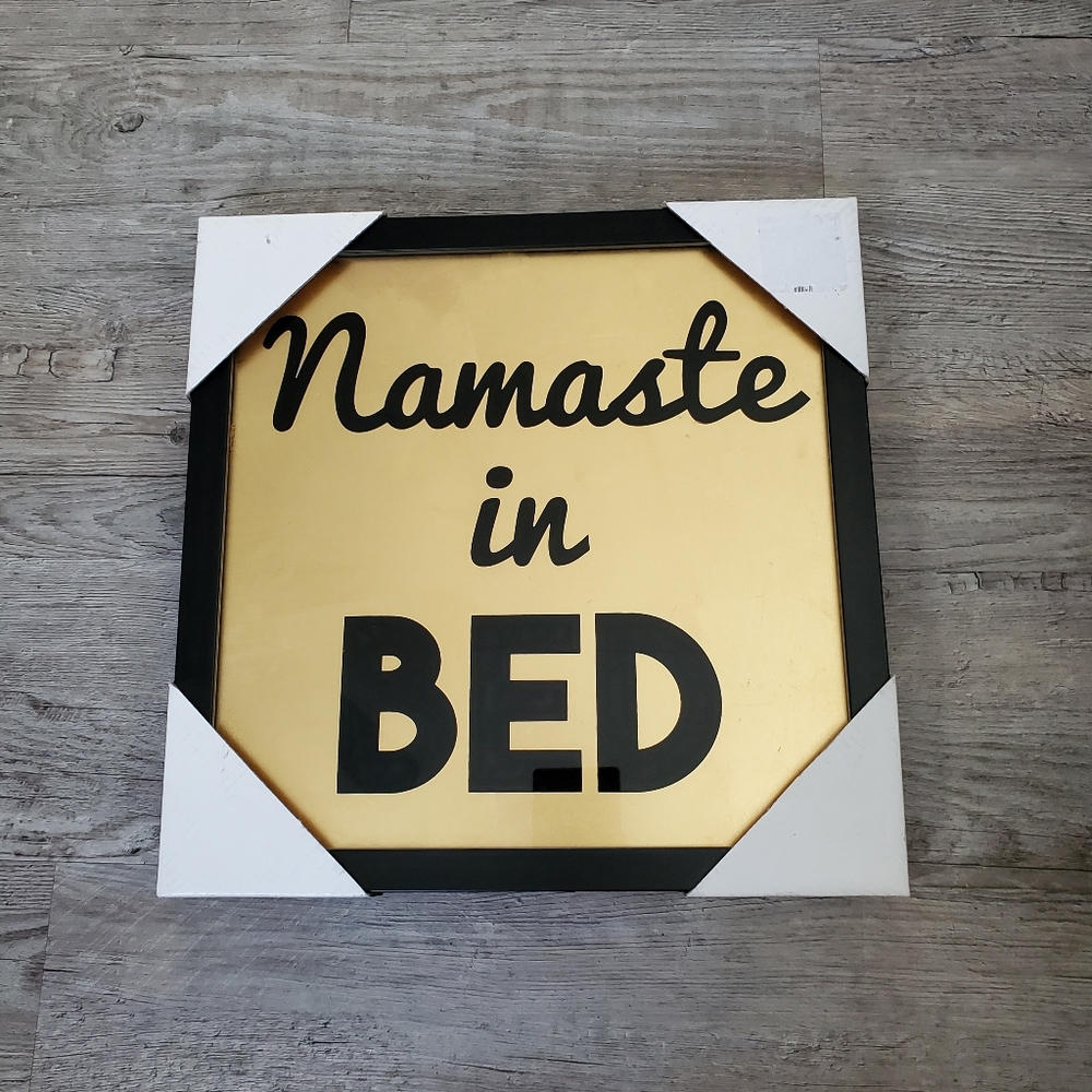Namaste in Bed Wall Art